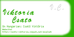 viktoria csato business card